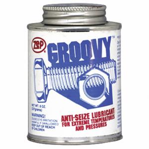 ZEP 068701 Heavy Duty Anti-Seize, 8 oz Container Size, Brush-Top Can, Aluminum/Copper, Graphite | CV4HAB 43NT22