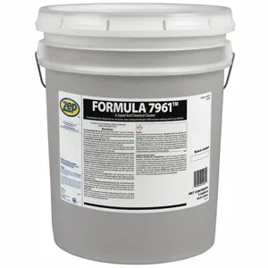 ZEP 109835 Floor Cleaner, Pail, 5 Gallon | CF2DKH 54ZM54