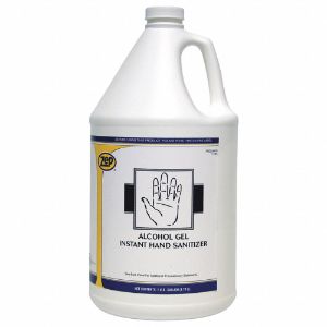 ZEP 87824 Hand Sanitizer, 1 Gallon Capacity Jug, Gel, Pk 4 | CF2BCV 54ZT35