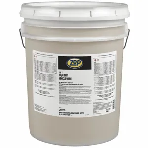 ZEP J53335 Vehicle Wash, Bucket, 5 Gallon, Amber, Liquid | CE9CHP 54ZL46