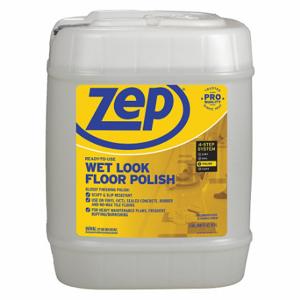 ZEP ZUWLFF5G Wet Look Floor Finish, Bucket, 5 Gallon Container Size, Ready to Use, Liquid | CV4HAF 59MJ53