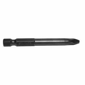 ZEPHYR E1102XX275-5PK Power Bit, #2 Fastening Tool Tip Size, 2 3/8 Inch Bit Length, 1/4 Inch Hex Shank Size | CV4HHZ 410Z30