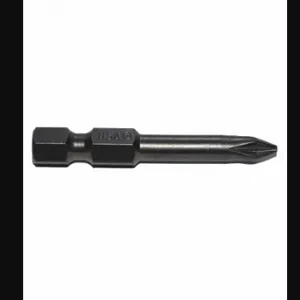 ZEPHYR PZ1101X-5PK Power Bit, #1 Fastening Tool Tip Size, 1 15/16 Inch Bit Length, 1/4 Inch Hex Shank Size | CV4HGR 410Z94