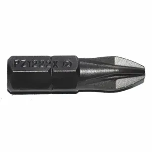 ZEPHYR PZ1222X Insert Bit, Fastening Tool Tip Size, 1 Inch Overall Bit Length, 1/4 Inch Hex Shank Size | CV4HEU 410Z98