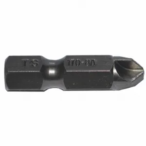 ZEPHYR TS170-8A-5PK Power Bit, #8 Fastening Tool Tip Size, 1 1/4 Inch Bit Length, 5/16 Inch Hex Shank Size | CV4HKD 411A20