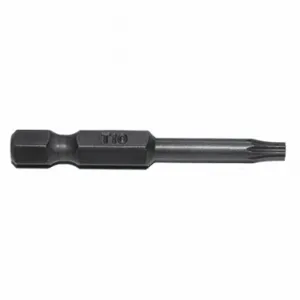 ZEPHYR ZPT10X-5PK Power Bit, T10 Fastening Tool Tip Size, 1 15/16 Inch Bit Length, Hex Shank, S2 Steel, 5 PK | CV4HLC 411C01