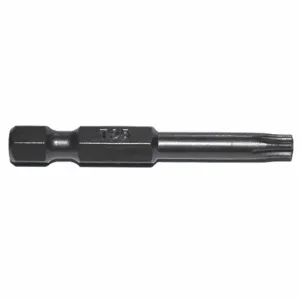 ZEPHYR ZPT25X-5PK Power Bit, T25 Fastening Tool Tip Size, 1 15/16 Inch Bit Length, Hex Shank, S2 Steel, 5 PK | CV4HMN 411C13