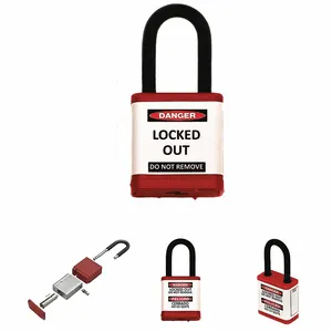 ZING 700KA-RED Lockout Padlock, Keyed Alike, Aluminum, Std Body Body Size, Hardened Steel, Std, Red | CV4HTG 55KC97