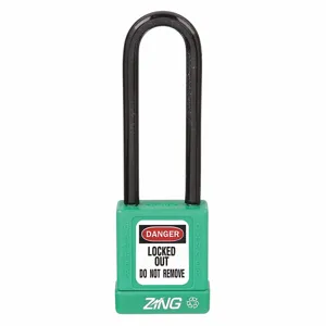 ZING 7051 Lockout Padlock Keyed Alike Green 1/4in. Diameter | AE8FMW 6CXH8