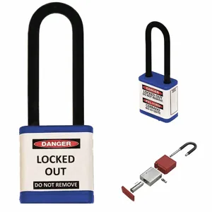 ZING 710KA-BLUE Lockout Padlock, Keyed Alike, Aluminum, Std Body Body Size, Hardened Steel, Extended, Blue | CV4HRV 55KD12