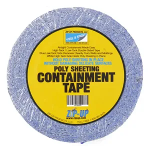 ZIP UP CT-260 Duct Containment Tape, Double Sided, Length 60 Feet, Size 2 Inch, 24 Per Case | CE7ACY