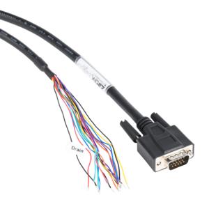 ZIPLINK ZL-HD15M-CBL-2P Communication Cable, 15-Pin D-Sub Hd15 Male To Pigtail, Shielded, Twisted Pair | CV7EYM