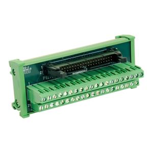 ZIPLINK ZL-RTB40 Feedthrough Module, 40-Pole, Din Rail Mount | CV7TWD