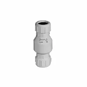 ZOELLER 30-0255 Check Valve, Single Flow, Union Check Valve, PVC, 2 Inch Pipe/Tube Size | CV4HVP 60TZ87