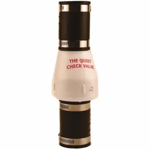 ZOELLER 30-0259 Check Valve, Union Check Valve, PVC, 1 1/2 Inch Pipe/Tube Size, Compression x Compression | CV4HVR 60TZ91