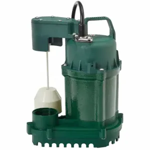 ZOELLER 73-0007 Sump Pump, 1/3, Vertical Float, 30 gpm Flow Rate, 10 ft of Head | CV4HXN 60UA08