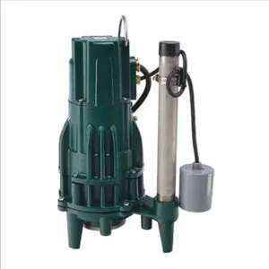 ZOELLER 818-0014 Grinder Pump, 1 hp HP, 115 VAC, Tether Float, 42 GPM Flow Rate 10 ft of Head | CV4HWJ 53ME02