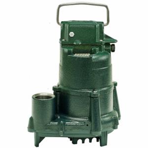 ZOELLER 98-0075 Sump Pump, 1/2, Tether Float, 61 gpm Flow Rate at 10 ft of Head | CV4HXP 60UA11