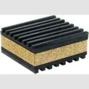 ZSI-FOSTER AC-6 Rubber Pad, 6 x 6 x 7/8 Inch Size | CF3UMM