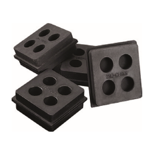 ZSI-FOSTER AS-2 Rubber Pad, 2 x 2 x 3/4 Inch Size | CF3UMW