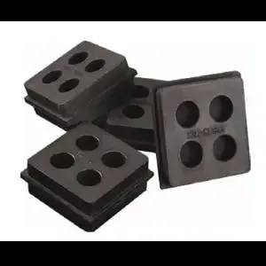 ZSI-FOSTER AS-2 Rubber Pad, 2 x 2 x 3/4 Inch Size | CF3UMW