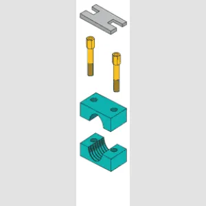 ZSI-FOSTER H7057B Stacking Assembly, 3-1/2 Inch Tube Size | CF3WLA