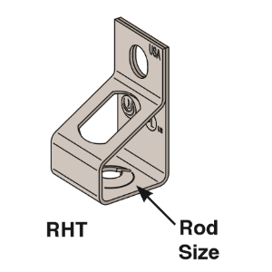 ZSI-FOSTER RHT6 Rod Hanger, Thread Install, 13/32 Inch Threaded Hole | CF3XPW