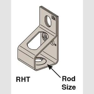 ZSI-FOSTER RHT6 Rod Hanger, Thread Install, 13/32 Inch Threaded Hole | CF3XPW