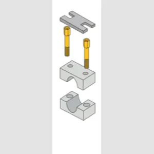 ZSI-FOSTER S1007B-AL Stacking Kit, Aluminium | CF3XRN