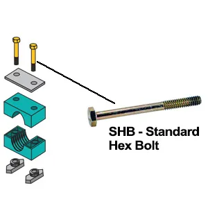 ZSI-FOSTER SHB4 Hex Head Bolt | CF3YUY