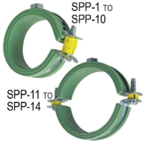 ZSI-FOSTER SPP-14 gepolsterte Ringklemme, 155 bis 160 mm Innendurchmesser | CF3ZFN