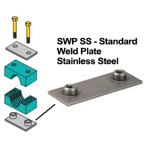 ZSI-FOSTER SWP7SS Weld Plate | CF3ZKF 22JG54