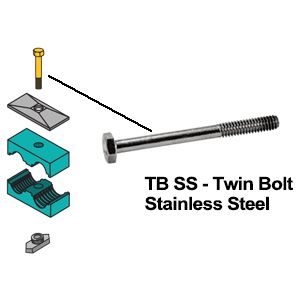 ZSI-FOSTER TB1SS Hex Head Bolt, Stainless Steel | CF3ZRQ