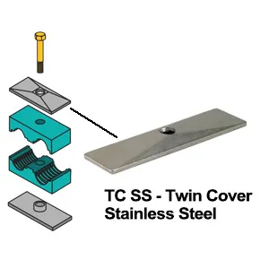 ZSI-FOSTER TC5SS Weld Plate, Stainless Steel | CF3ZTR