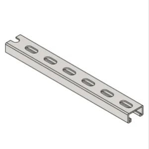 ZSI-FOSTER W900SSPG42IN Slotted Channel, 1-5/8 x 7/8 Inch Size, 42 Inch Pre-Cut Length | CF4AGV