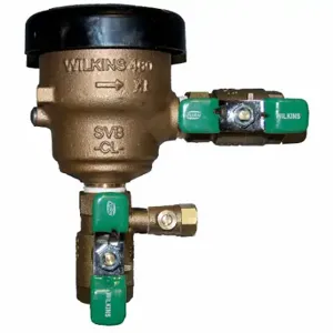 ZURN 12-460XL WILKINS Vacuum Breaker, 1/2 Inch Size, Low Lead Cast Bronze, 150 psi Max. Pressure | CV4KFY 801HC0