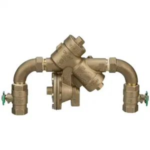 ZURN 1-975XL2SE Reduced Pressure Principle Backflow Preventer With Street Elbows, 1 Inch Size | CV8MWQ