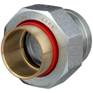 ZURN 112-DUXLC Dielectric Union Pipe Fitting, FIP x FC, Lead Free, 1-1/2 Inch Size | CV8MRP