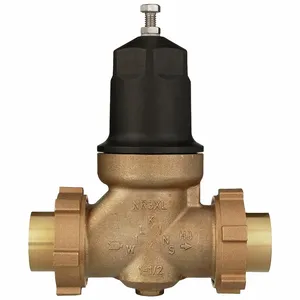 ZURN 112-NR3XLDUC WILKINS Water Pressure Reducing Valve, Lead Free Bronze, 1 1/2 Inch, Double Union | CV4KFE 801H99