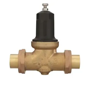 ZURN 114-NR3XLDUC Pressure Reducing Valve, Double Union Female Copper Sweat Connections, 1-1/4 Inch Size | CV8MTT