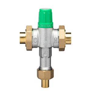 ZURN 12-ZW1070XLC Thermostatic Mixing Valve With Copper Sweat Connection Lead Free, 1/2 Inch Size | CV8MVG