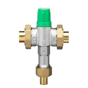 ZURN 12-ZW1070XLC Thermostatic Mixing Valve With Copper Sweat Connection Lead Free, 1/2 Inch Size | CV8MVG