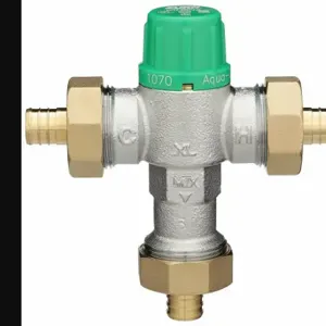 ZURN 12-ZW1070XLPEX WILKINS Thermostatic Mixing Valve, Aqua-Gard ZW1070XL, Lead Free Bronze | CV4JWQ 801HC2