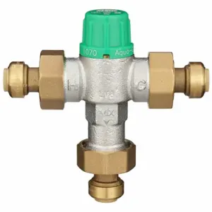 ZURN 12-ZW1070XLPF WILKINS Thermostatic Mixing Valve, Aqua-Gard ZW1070XL, Lead Free Bronze | CV4JWR 801HC4