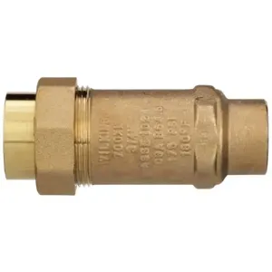 ZURN 1UFMX34F-700XL Dual Check Valve With 1 Inch Female Union Inlet x 3/4 Inch Female Outlet | CV8MXU