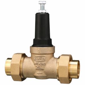 ZURN 34-20XLDUC WILKINS Water Pressure Reducing Valve, 3/4 Inch, Sweat Double Union, Strainer | CV4KEX 801HG4