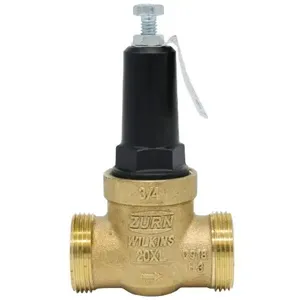 ZURN 34-20XLDULU Pressure Reducing Valve, Double Union Less Union FNPT x FNPT, 3/4 Inch Size | CV8MZT