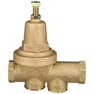 ZURN 34-600XLHRLU Pressure Reducing Valve Factory Set at 50 PSI Less Union Assembly, 3/4 Inch Size | CV8NAH