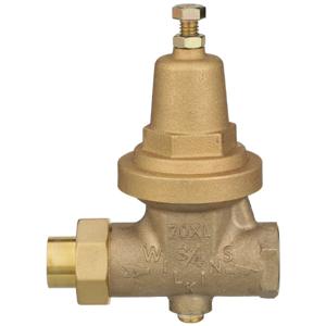 ZURN 34-70XLCP Pressure Reducing Valve With FC Cop/ Sweat Union Connection, 3/4 Inch Size | CV8NAN