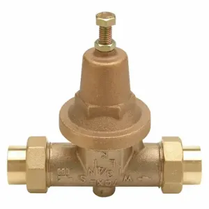 ZURN 34-70XLDU WILKINS Water Pressure Reducing Valve, 70XL, Bronze, 3/4 Inch, Double Union FNPT, Strainer | CV4KFA 453U62